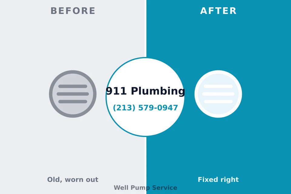 Before and after: plumbing repair Darlington, WI